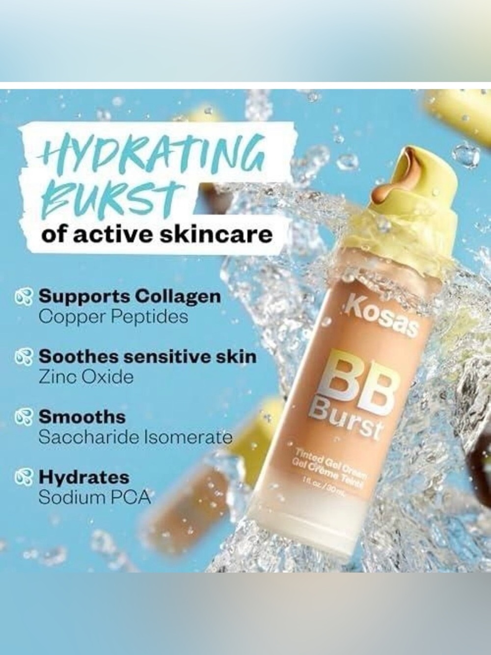 Kosas BB Burst Primer-Tinted Moisturizer Serum 30 - Picture 4 of 7